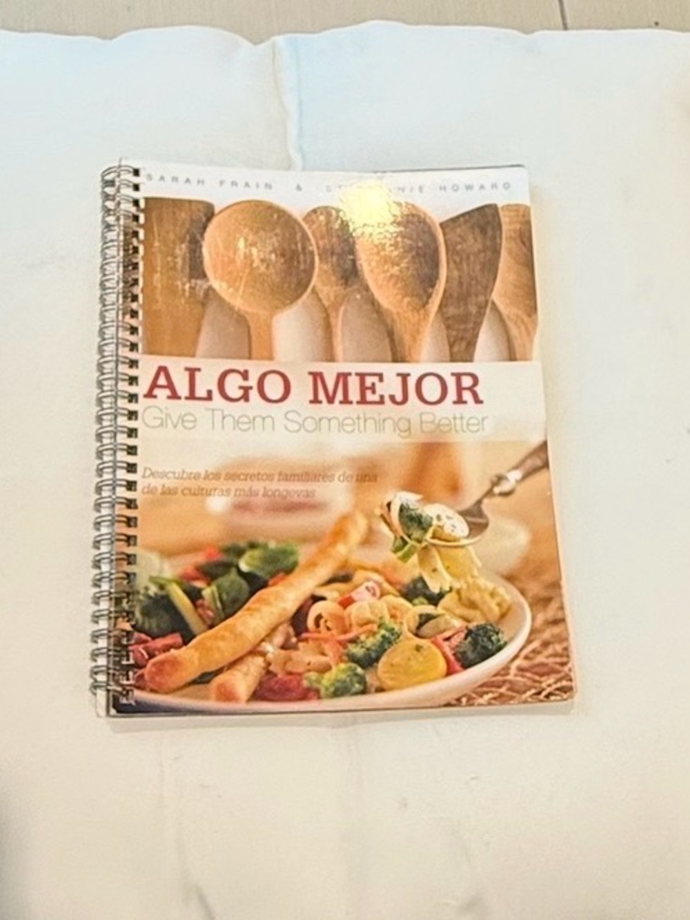 Algo Mejor Spiral-Bound Cookbook - White Cover